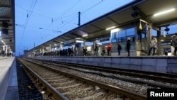 A train station in Munich-Pasing, November 7, 2014