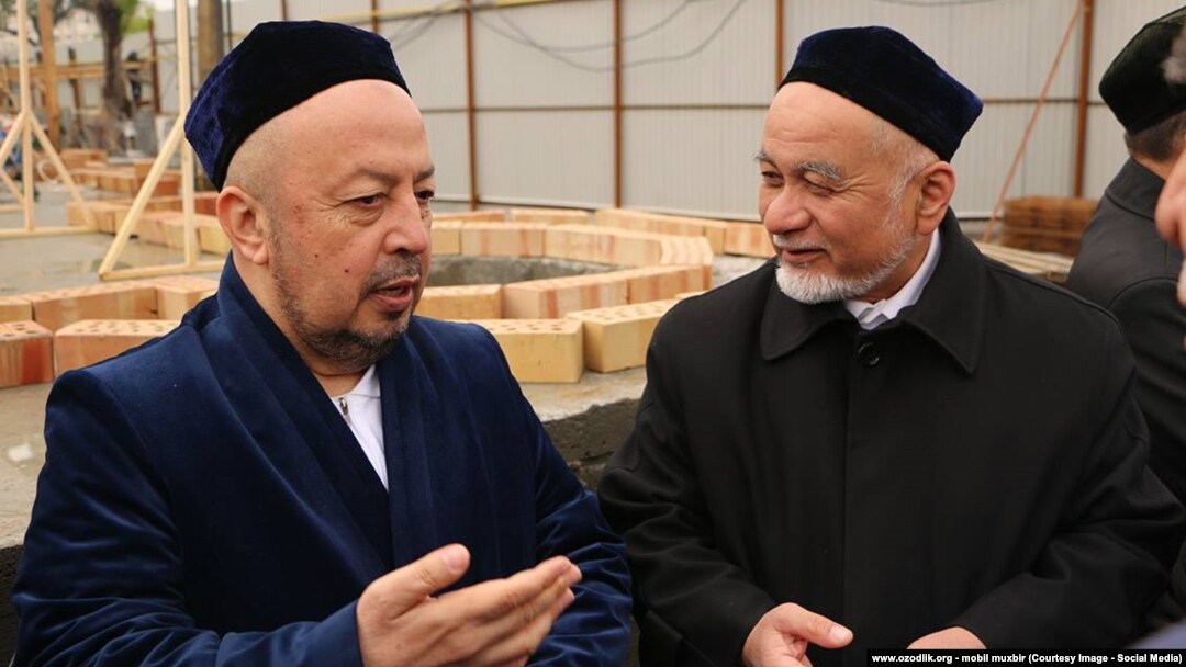 Anvar-qori Tursunov (left) says that "mini-mosques" will be built to help practicing Muslims pray five times a day.