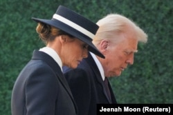 Мелания и Дональд Трамп