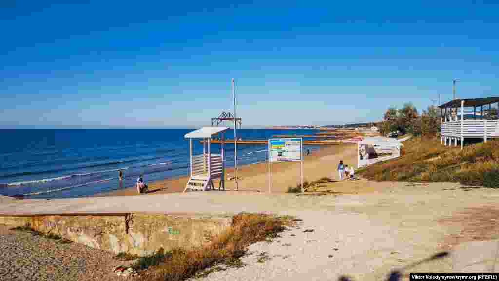 Вид на прибрежную зону села Песчаное