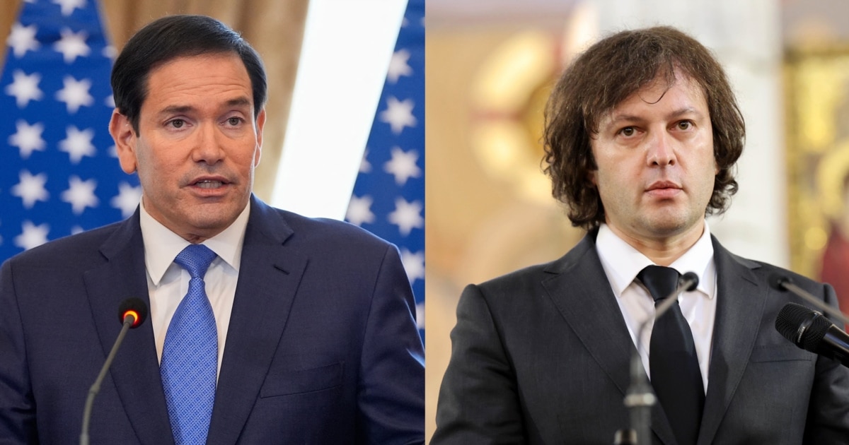 აშშ-ის სახელმწიფო დეპარტამენტი: რუბიო კობახიძეს ესაუბრა