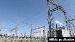 Armenia - A newly refurbished energy distribution facility in Gyumri, 13Sep2014.