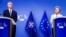 Președinta Comisiei Europene, Ursula von der Leyen, și secretarul general NATO, Jens Stoltenberg