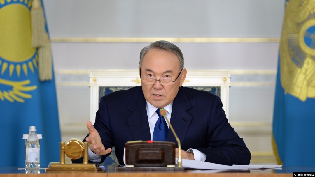 Kazakh President Nursulatan Nazarbaev (file photo)