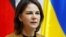 Министр иностранных дел ФРГ Анналена Бербок, Киев, 10 мая 2022 года 