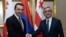 Грузия - Встреча президента Армении Сержа Саргсяна (справа) с премьер-министром Грузии Ираклием Гарибашвили в Тбилиси, 19 июня, 2014 г․