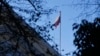 The Russian flag flies over the Moscow's embassy in Bucharest. (file photo)