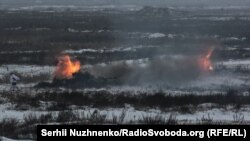 Бойовики під час обстрілів 15 лютого використовували озброєння, заборонене Мінськими угодами, заявили в штабі ООС