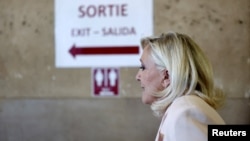 Marine Le Pen la curtea de apel din Ile de la Cite, Paris, Franța, pe 7 iulie 2026.