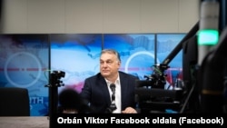 Viktor Orban, the Hungarian prime minister takes part in a radio interview on February 5th 2020.