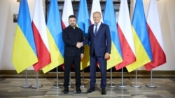 Владимир Зеленский и премьер-министр Польши Дональд Туск на переговорах в Люблине, 29 июля 2026 года
