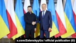 Президент України Володимир Зеленський і прем’єр-міністр Польщі Дональд Туск, Люблін, 29 липня 2026 року