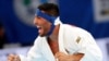 Iran's Saeid Mollaei reacts during the World Judo Championships in Tokyo, August 28, 2019