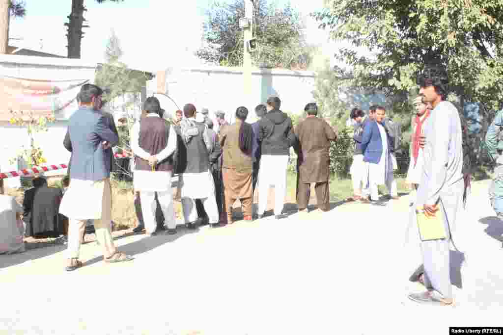 Afghanistan - People voting in parliamentary election in Kunduz province, 20 October 2018