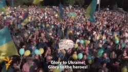 Thousands Rally For Peace In Mariupol
