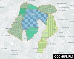 Докъде стигат новите синя и зелена зона за паркиране в София