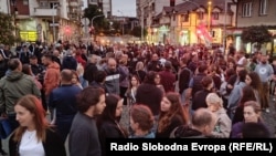 Protest podrške profesorima Gimnazije u Mladenovcu, 31. avgust 2025.