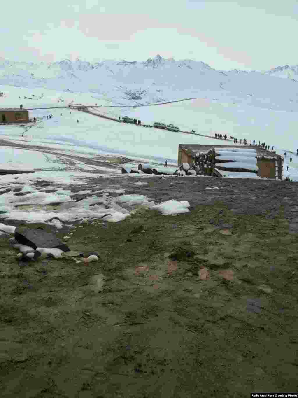 محل رای دهی در ولایت بامیان ولسوالی ورس بازار بند کوسه فرستنده Ibrahim Darwish