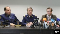 کنفرانس خبری مقام‌های پلیس بروکسل در مورد دستگیری مظنون به قتل قاضی این کشور