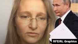 Донька Путіна Катерина Тихонова і очільник Росії (колаж) 