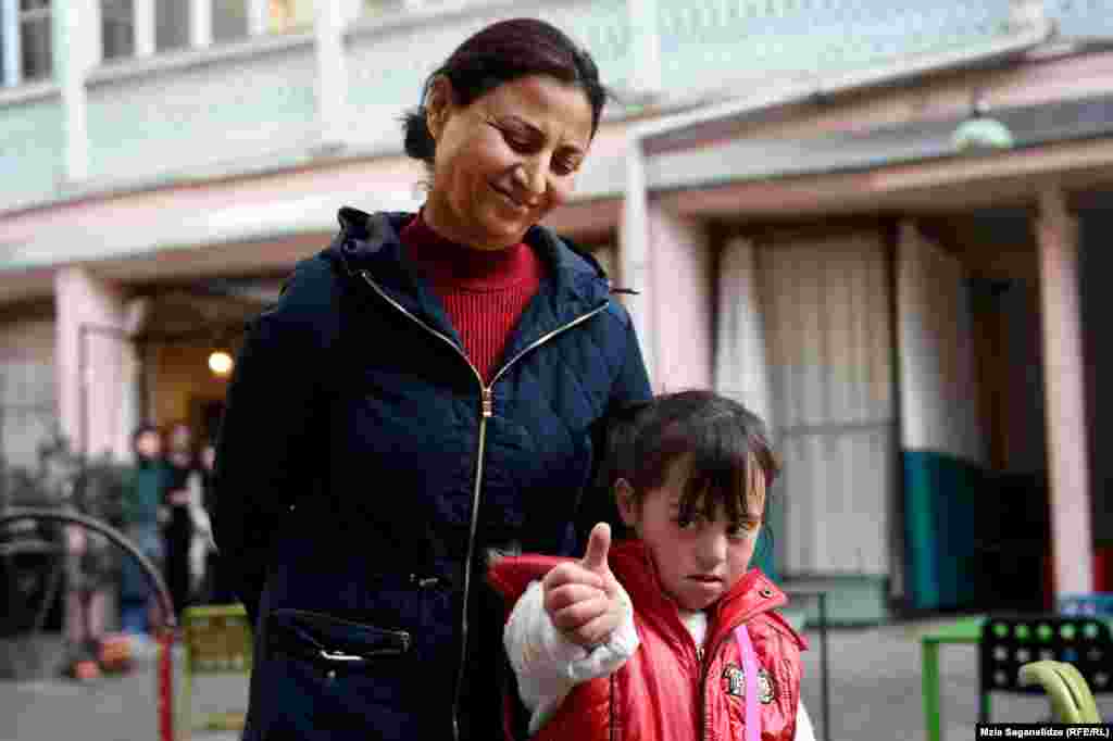 Georgia -- Down syndrome children. Tbilisi, 21Mar2019