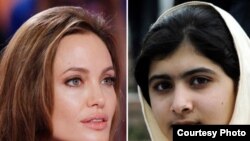 انجلینا جولی او ملالی یوسفزي