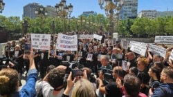 North Macedonia - "March for the Angels" - March of the parents and relatives of those killed in the fire in Kocani (Skopje, 29.4.2025)
