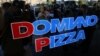 Opening of Domino Pizza restaurant chain in Moscow