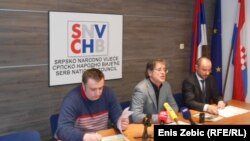 Slijeva nadesno: Ljubomir Mikić, Saša Milošević i Boris Milošević, Zagreb