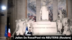 Emmanuel Macron la a 150-a aniversare a Republicii, Paris, 4 septembrie 2020.