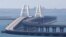 The Crimea Bridge, which most recently was damaged in a July 17 attack by Ukrainian forces, is the only bridge connecting the Russian-controlled peninsula to Russia.