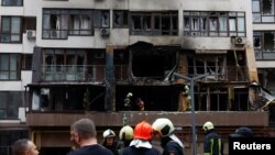 Последствия массированной атаки на Киев