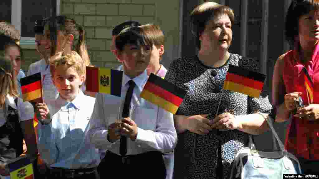 Moldova, Germany, chancellor Angela Merkel meets Moldovan PM Vlad Filat in Chisinau 