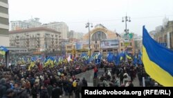 Акция сторонников евроинтеграции в Киева, 24 ноября