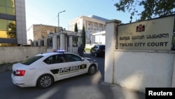 თბილისის საქალაქო სასამართლოს შესასვლელი