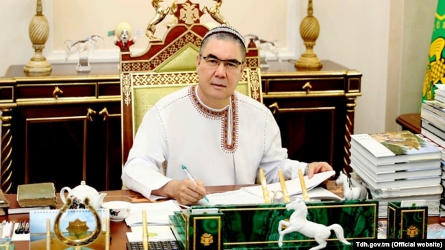 Turkmen President Gurbanguly Berdymukhammedov (file photo)