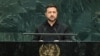 Президент України Володимир Зеленський під час виступу на сесії Генеральної асамблеї ООН. Нью-Йорк, 23 вересня 2026 року