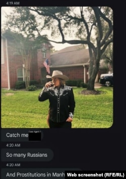 Zarubina je navodno poslala mnoštvo tekstualnih poruka i fotografija agentima FBI-ja dok je bila na slobodi uz kauciju, iščekujući suđenje.