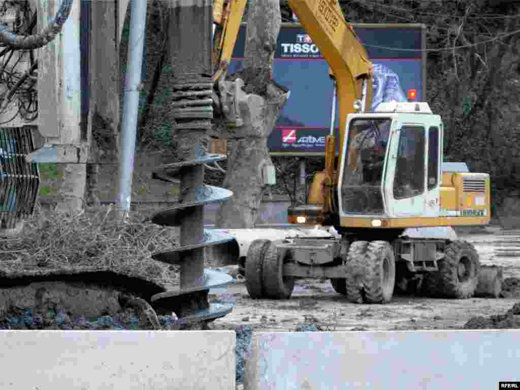 ესტაკადის მშენებლობის პროცესი