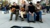 Street musicians in Iran. Undated. File photo