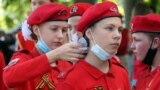 Дети из российской организации «Юнармии» в Севастополе, 2020 год