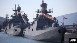 Российские корабли в порту Новороссийска. Иллюстративная фотография