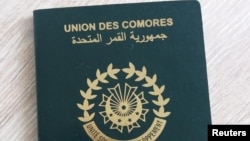 Photo of Comoros passport