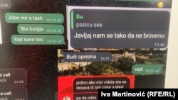 I.B. prikazala je poruke koje su mladi sa Kosova i iz Srbije dobijali od porodica preko WhatsApp-a i Instagrama