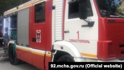 Пожежна машина у Севастополі, ілюстраційне архівне фото
