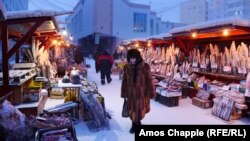 2018 წლის თებერვალი, იაკუტსკსის ერთ-ერთი ბაზარი 