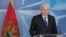 Belgium -- Montenegrin Prime Minister Dusko Markovic attends a press conference at the NATO headquarters in Brussels, January 26, 2017