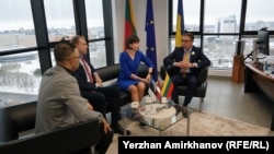 Балтық елшілерімен сұхбат. Астана, 18 ақпан 2026 жыл.