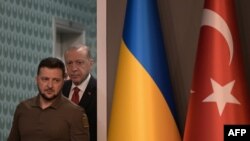 Președintele turc Recep Tayyip Erdogan a mai promis omologului său sprijin pentru exportul de cereale. (Foto: OZAN KOSE / AFP)