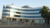 Nagorno-Karabakh - A commercial bank office in Stepanakert, 8Jul2011.